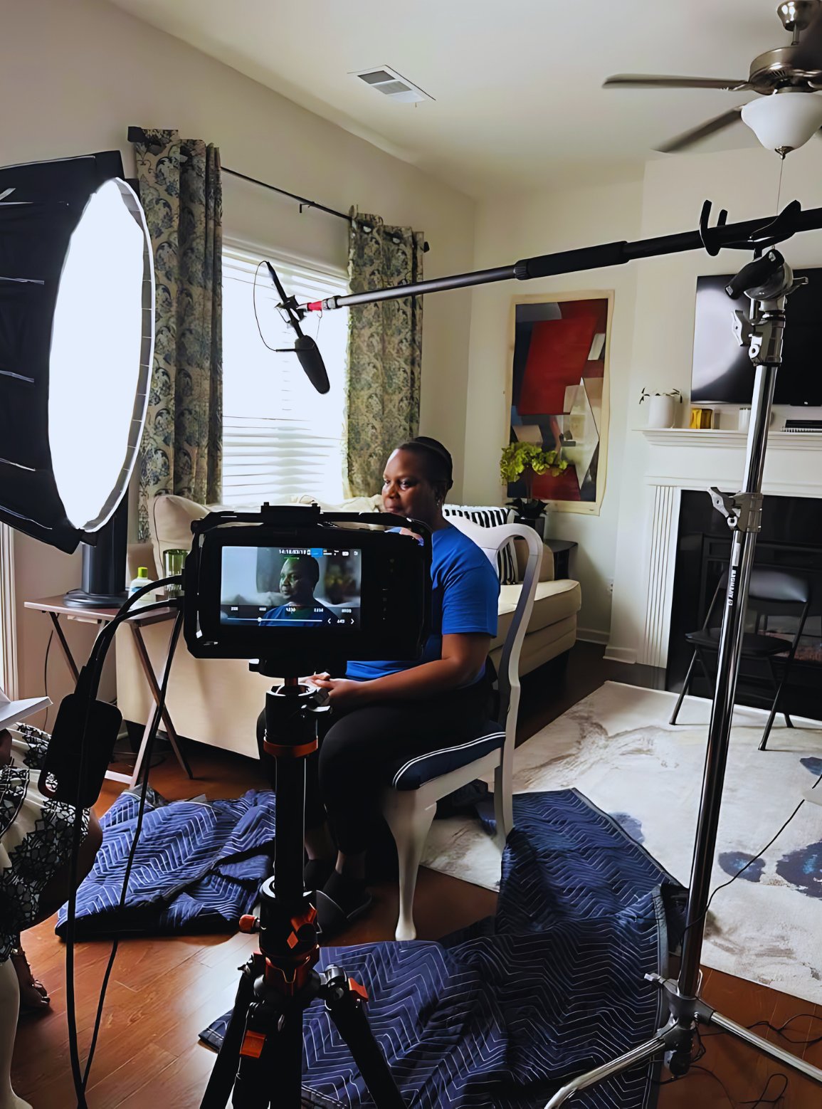 Behind the scenes